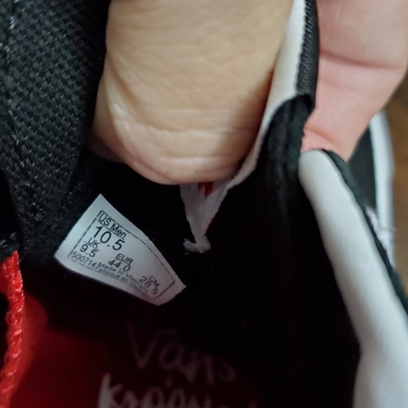 Vans x Krooked Skate Sk8-Hi by Natas For Ray Barbee Men Size 10.5 - Picture 10 of 15